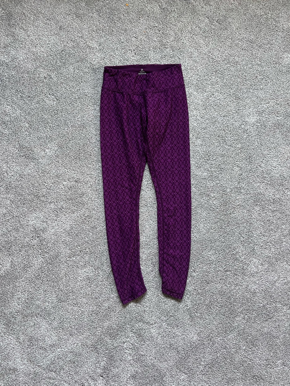 Prana Purple Geometric Leggings